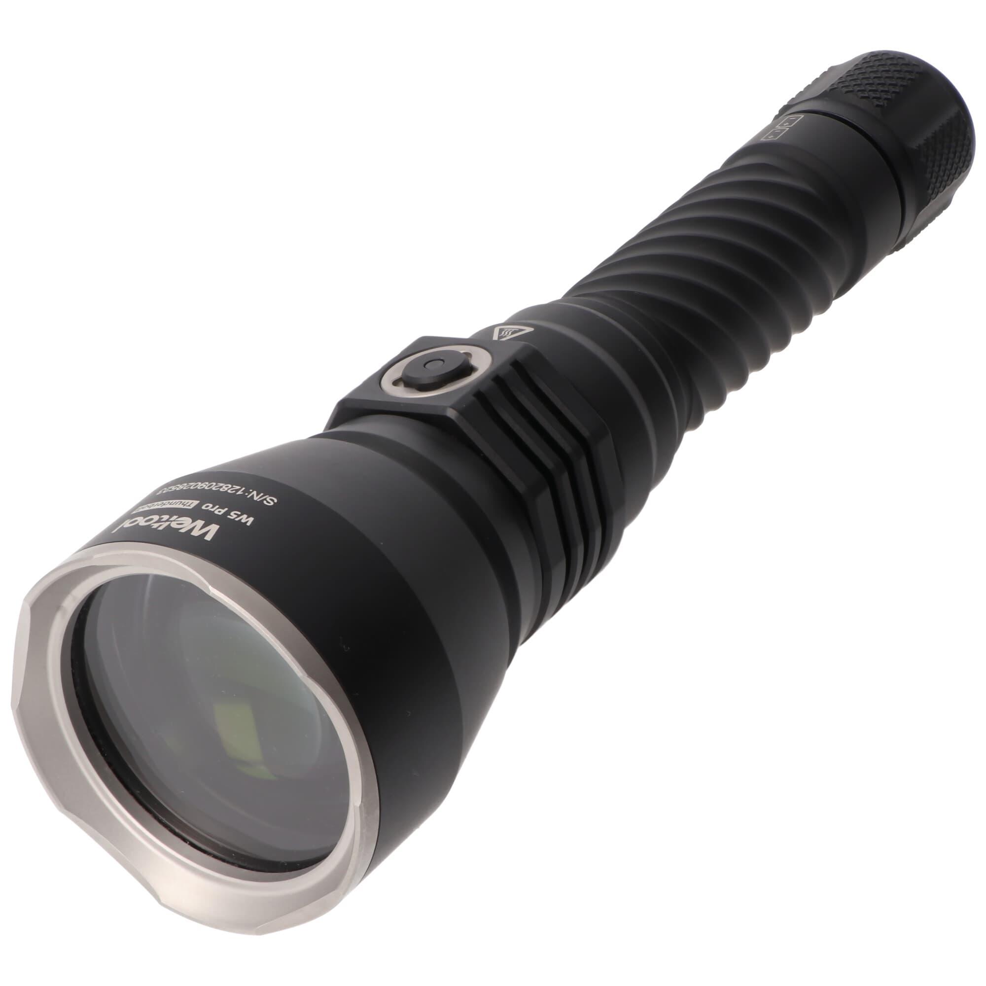 Laser Weltool W5pro LEP avec une portée allant jusqu'à 2842 mètres, 990 lumens, blanc froid, avec 2 batteries Li-Ion 22500