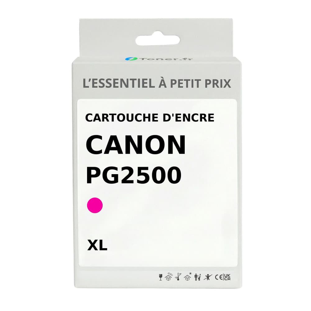 Cartouche d'encre compatible Canon PGI2500 XL Magenta