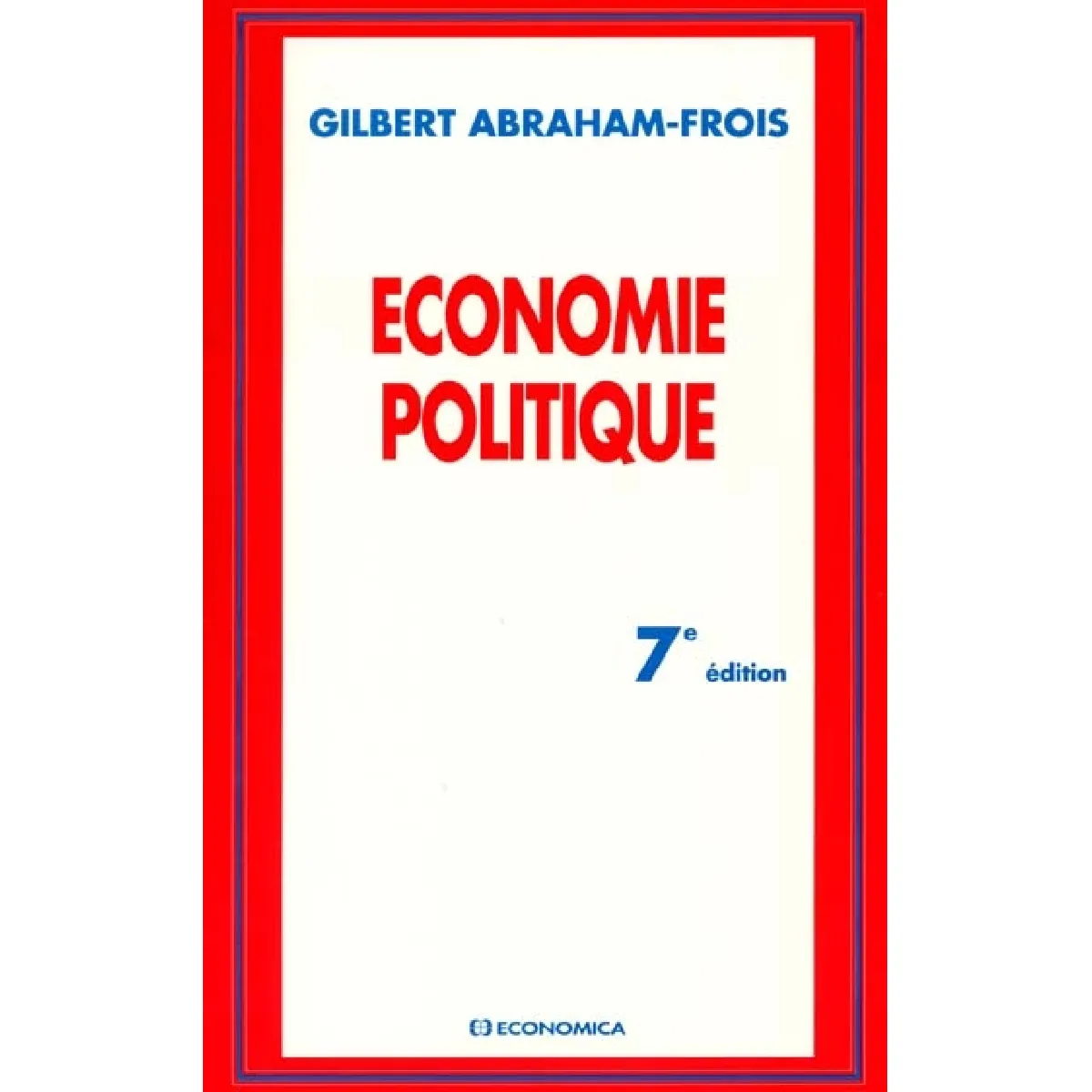 Economie politique